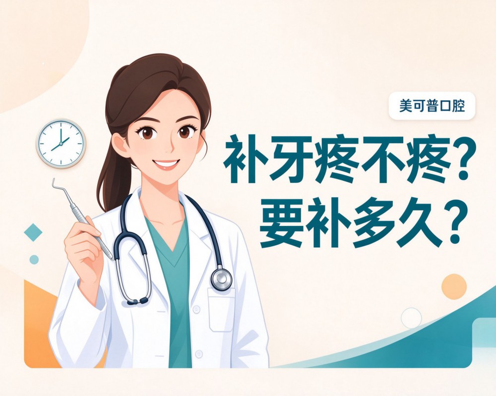 补牙到底疼不疼？一颗牙要补多久？