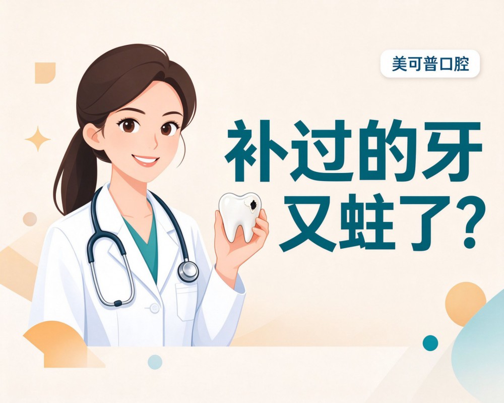 补过的牙又蛀了？“继发龋”是怎么回事