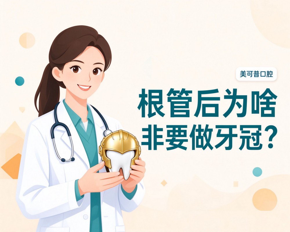 根管治疗后，为啥医生非让我做牙冠？