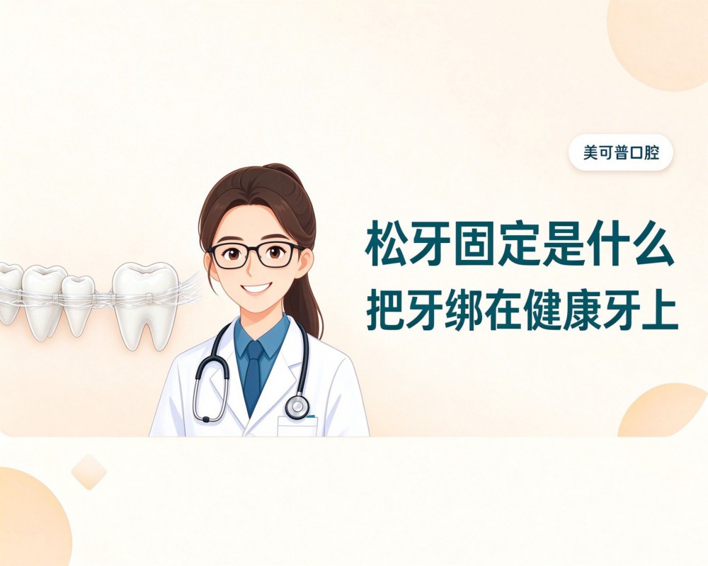 松动牙固定是什么？把松动牙“绑”在健康牙上？