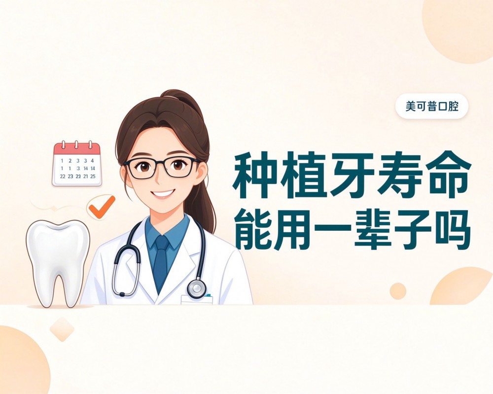 种植牙能用一辈子吗？寿命到底多久