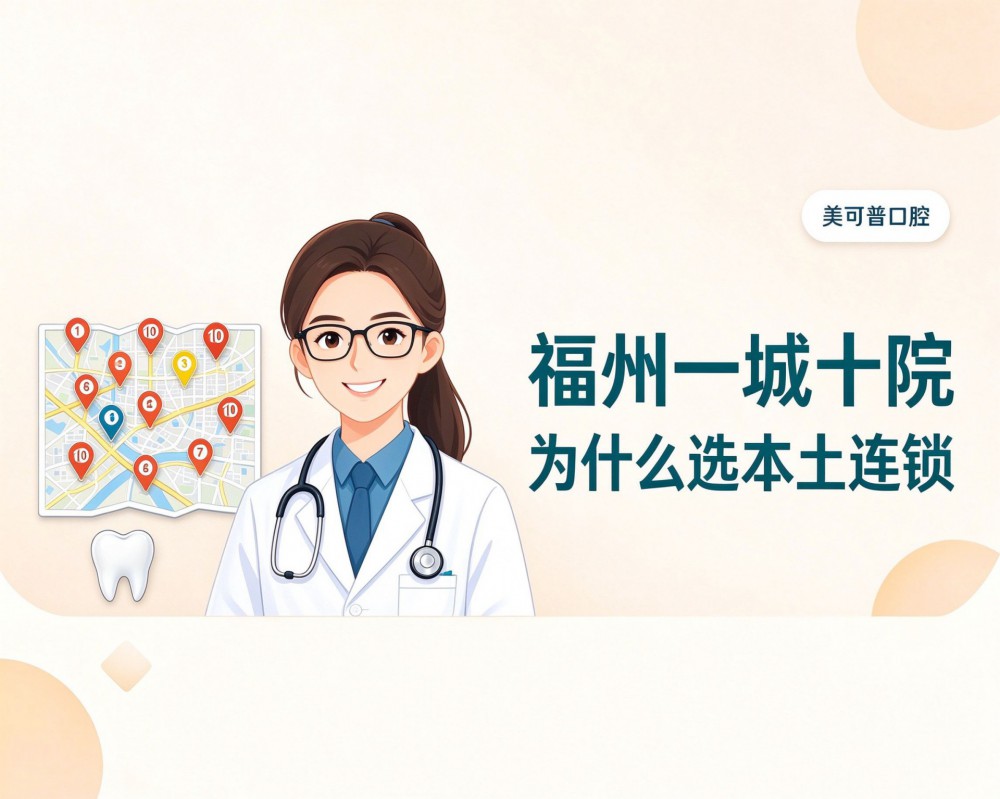 在福州，种牙为什么建议选本地口腔连锁？